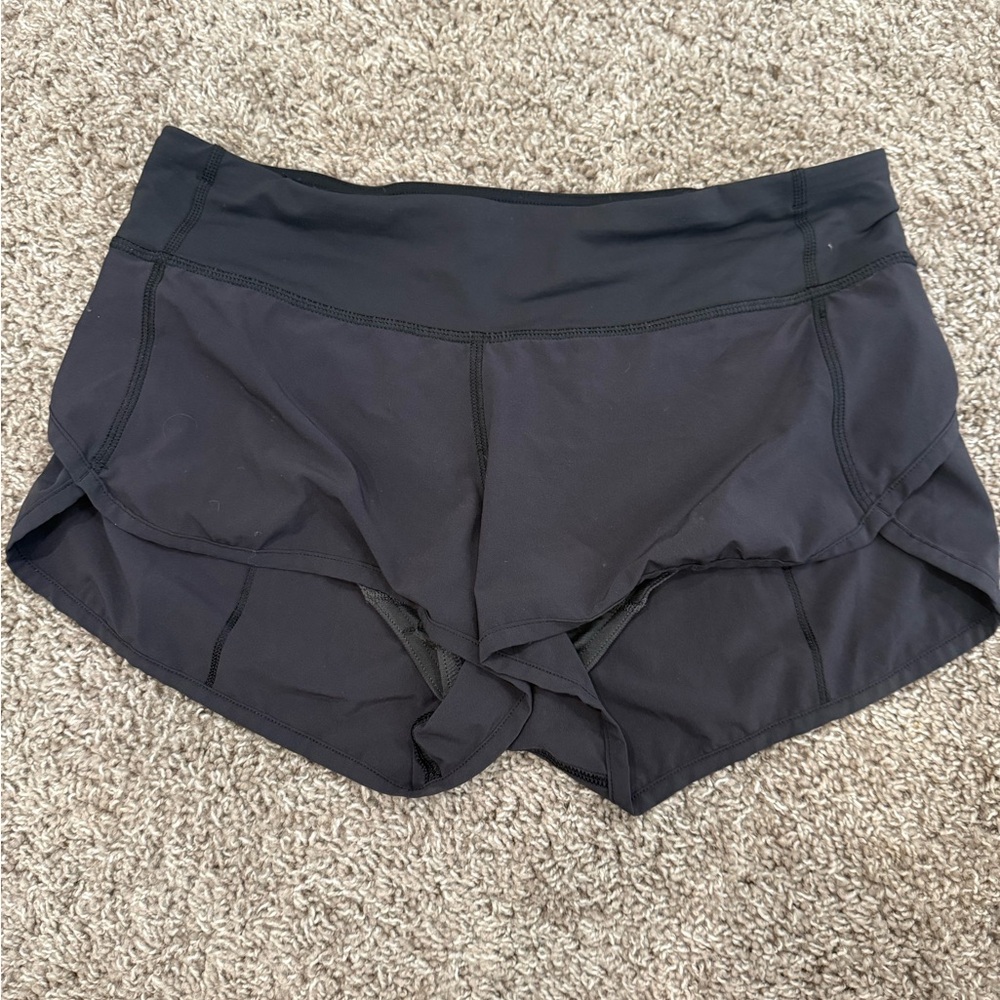 Lululemon Athletica Black Athletic Shorts with Stretch